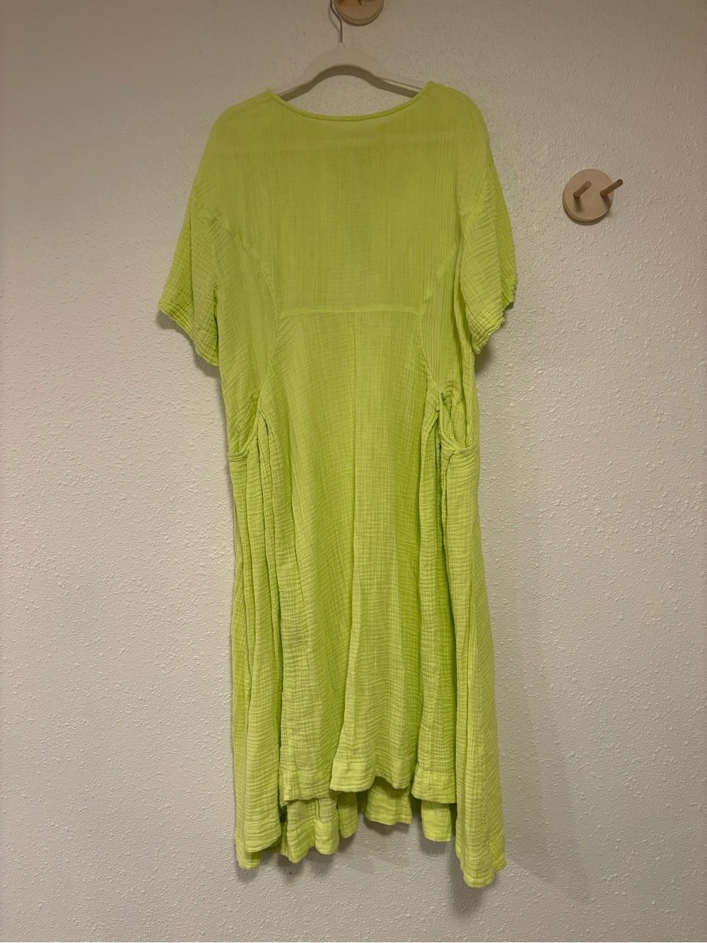Free People Neon Lime Midi Dress